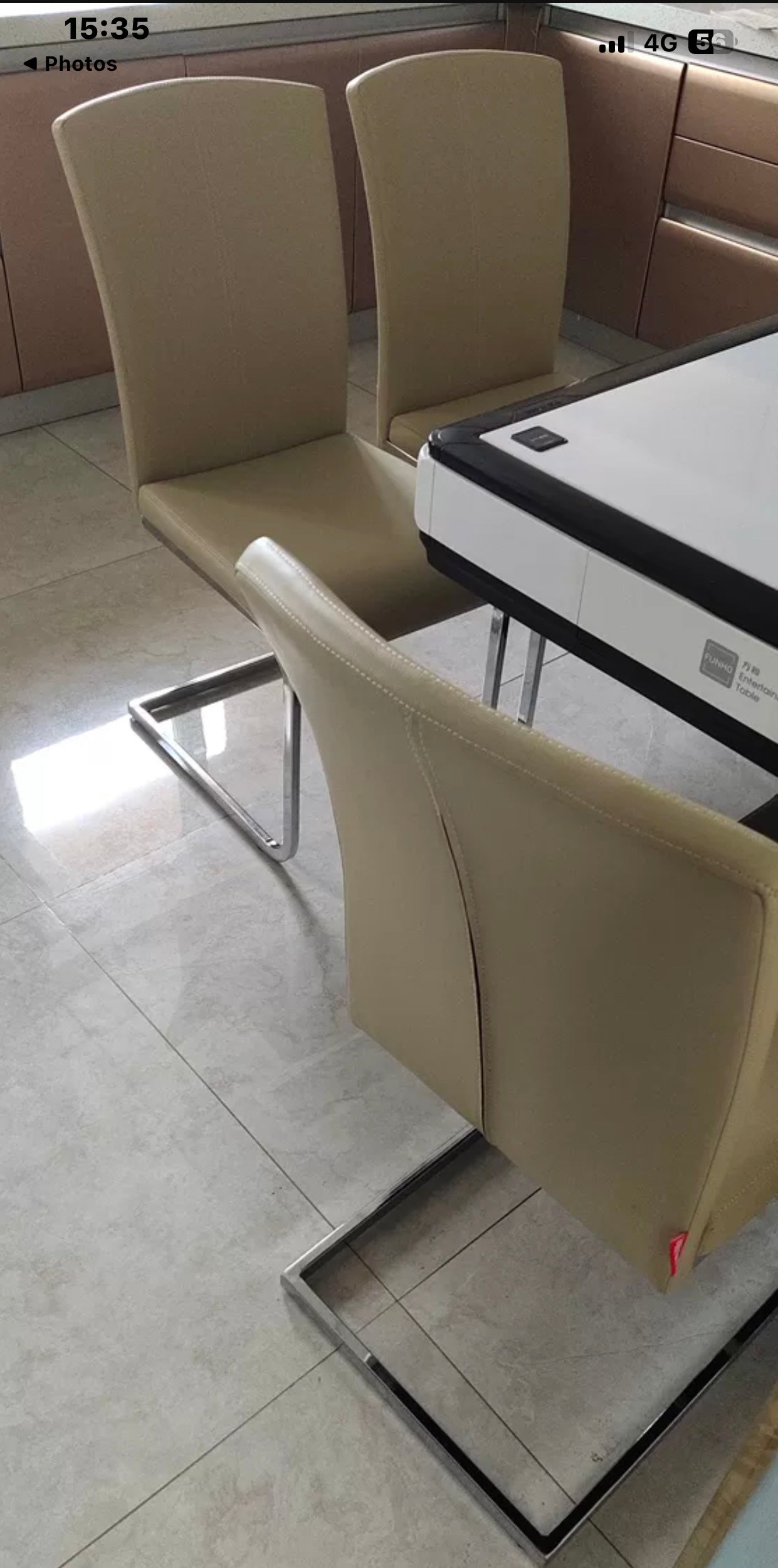 AMELIA Contemporary S Shape Dining Chair