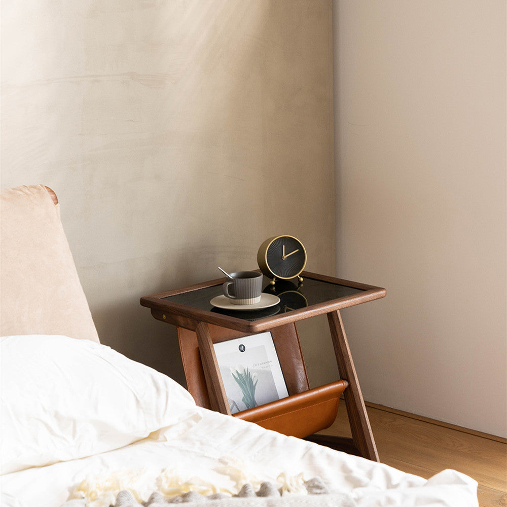 AITANA Solid Wood Side Table Lamp Table