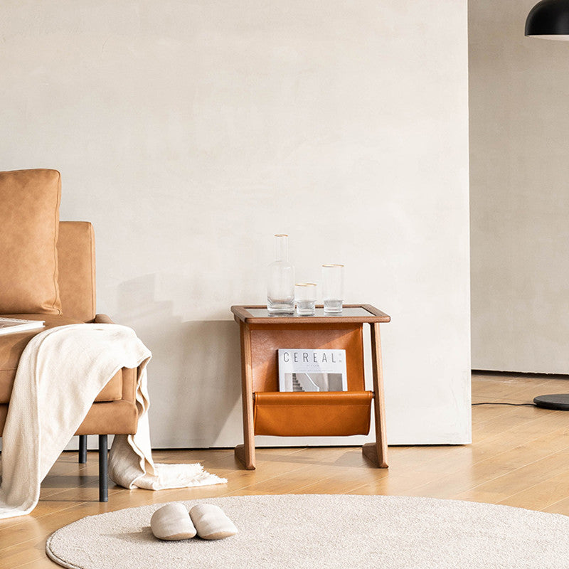 AITANA Solid Wood Side Table Lamp Table