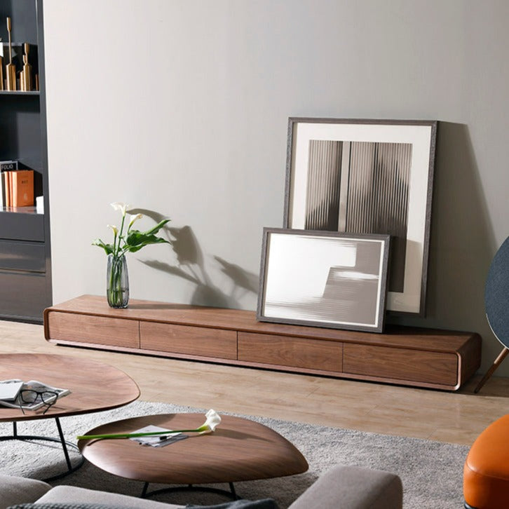 Tiffany Solid Wood TV Console Stand Entertainment Unit