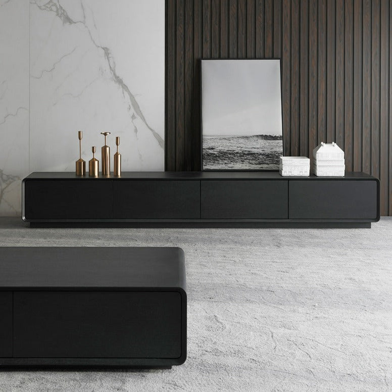 Tiffany Solid Wood TV Console Stand Entertainment Unit