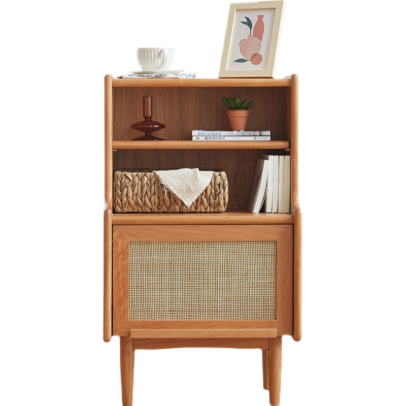 LEIGHTON 1 Drawer Solid Wood Nightstand