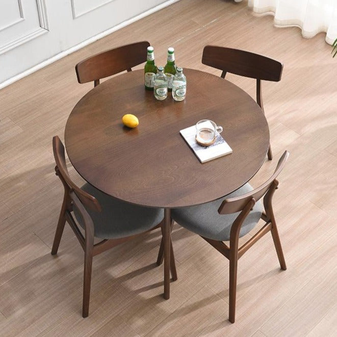IVANNA Round Dining Table Solid Wood