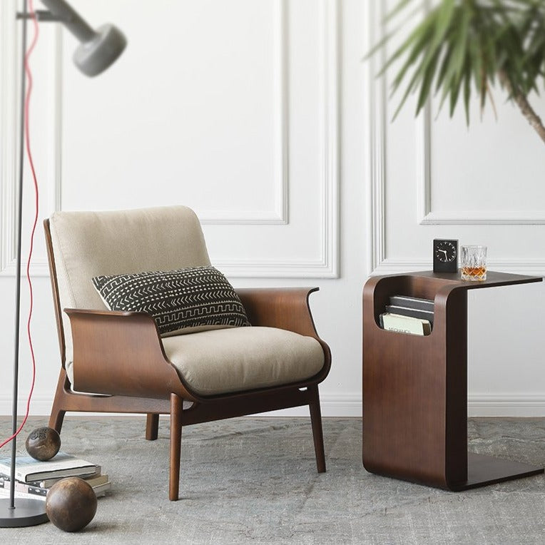 Megan Abstract Side Table Bedside