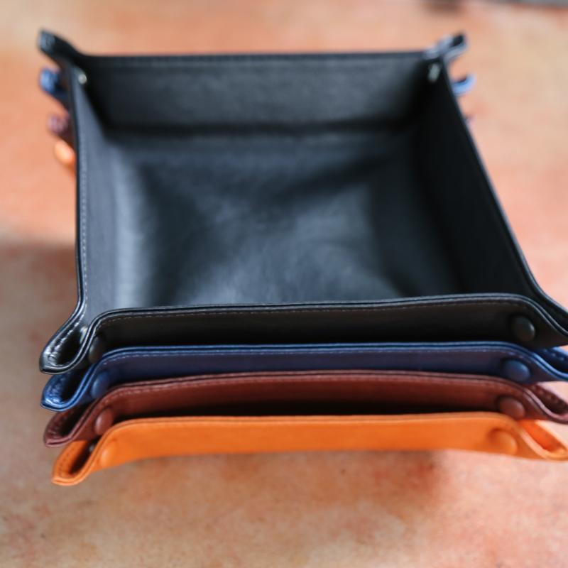 ADELMO Contemporary Leather Storage Box