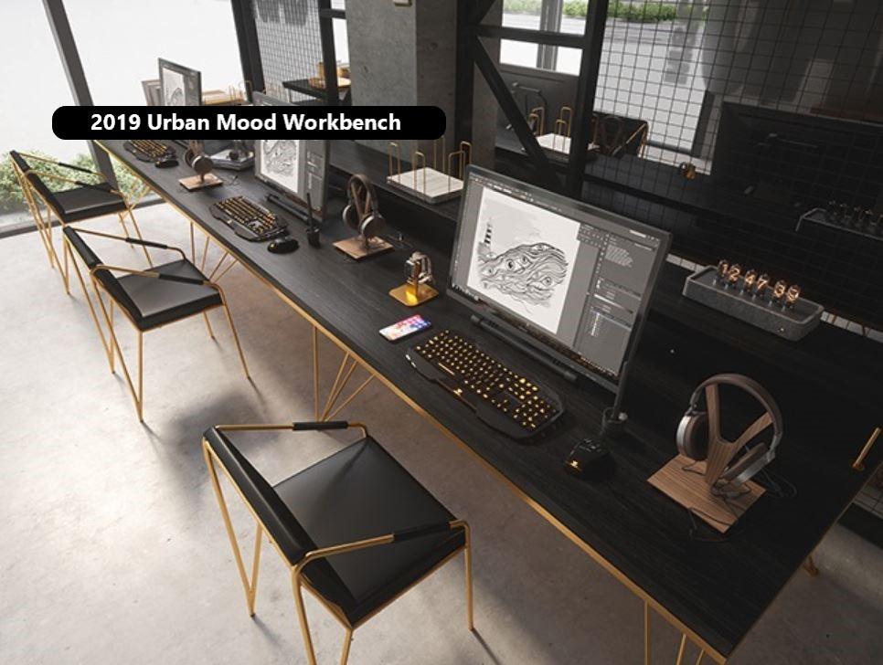 Camila Modern and Sleek Office Work Bench / Office Table / Dining Table / Cafe Table