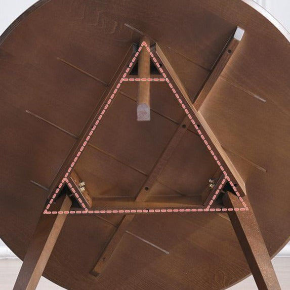 IVANNA Round Dining Table Solid Wood