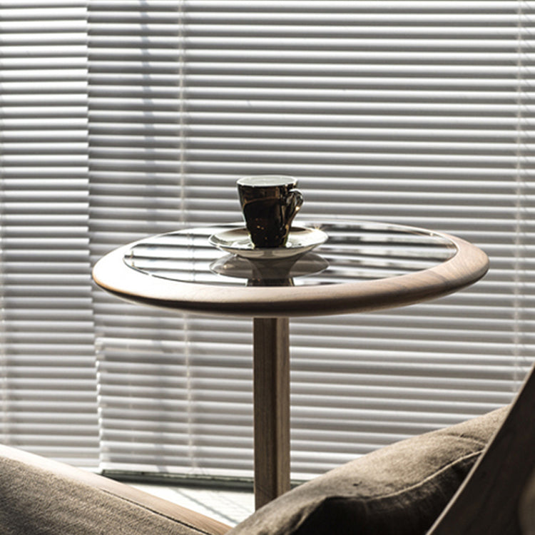 ASTRID Solid Wood Side Table Lamp Stand