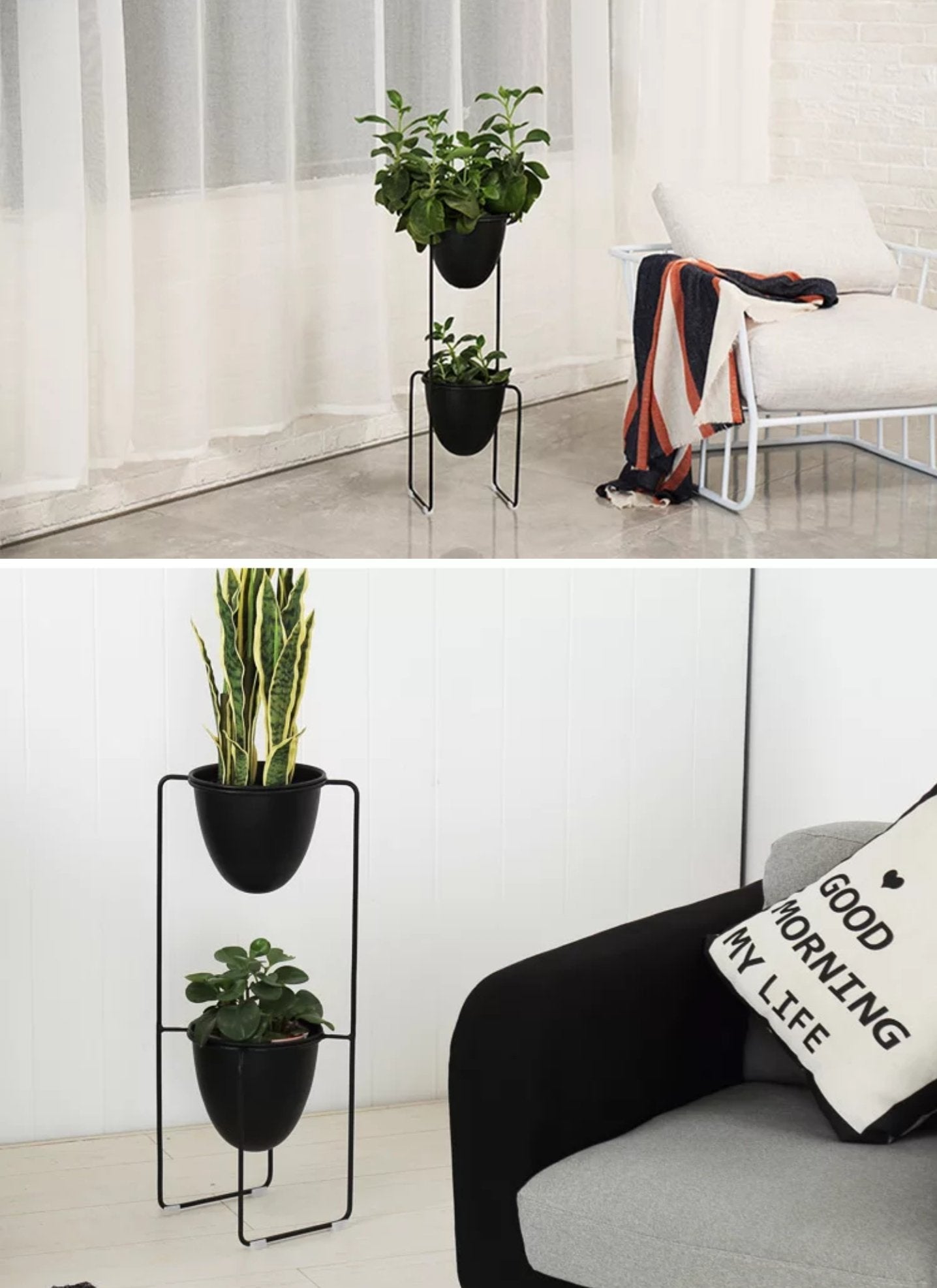 SARAH Modern Double Pot Planter