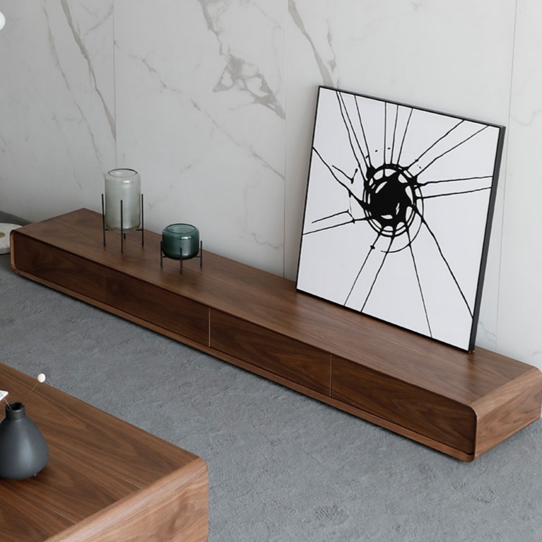 Tiffany Solid Wood TV Console Stand Entertainment Unit