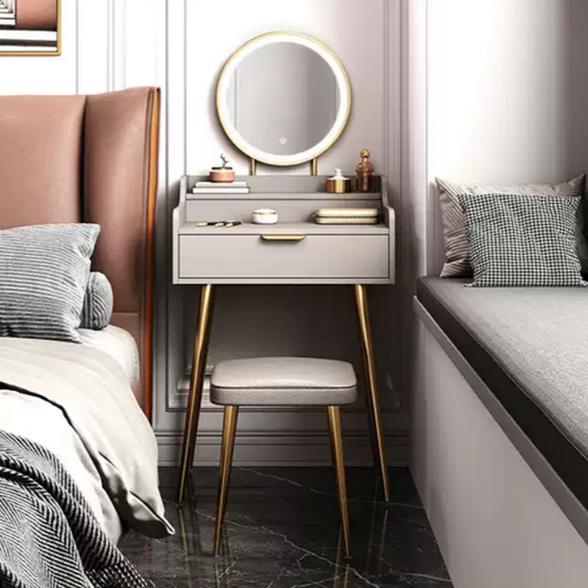 ARIYAH Makeup Vanity Set with Stool and Mirror Dressing Table