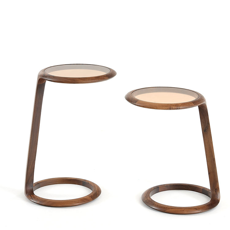 ASTRID Solid Wood Side Table Lamp Stand