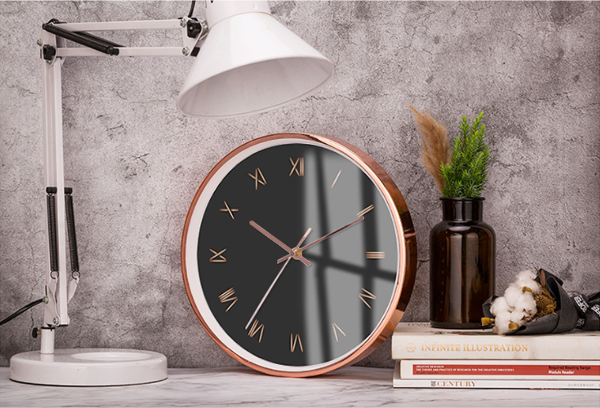 MARCELLO Gold Series Pop Art Wall Clock