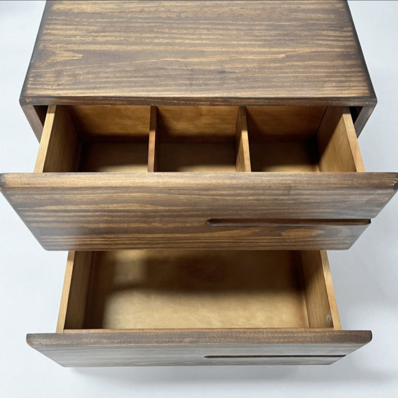 WYNTER Solid Wood Nightstand Bed side