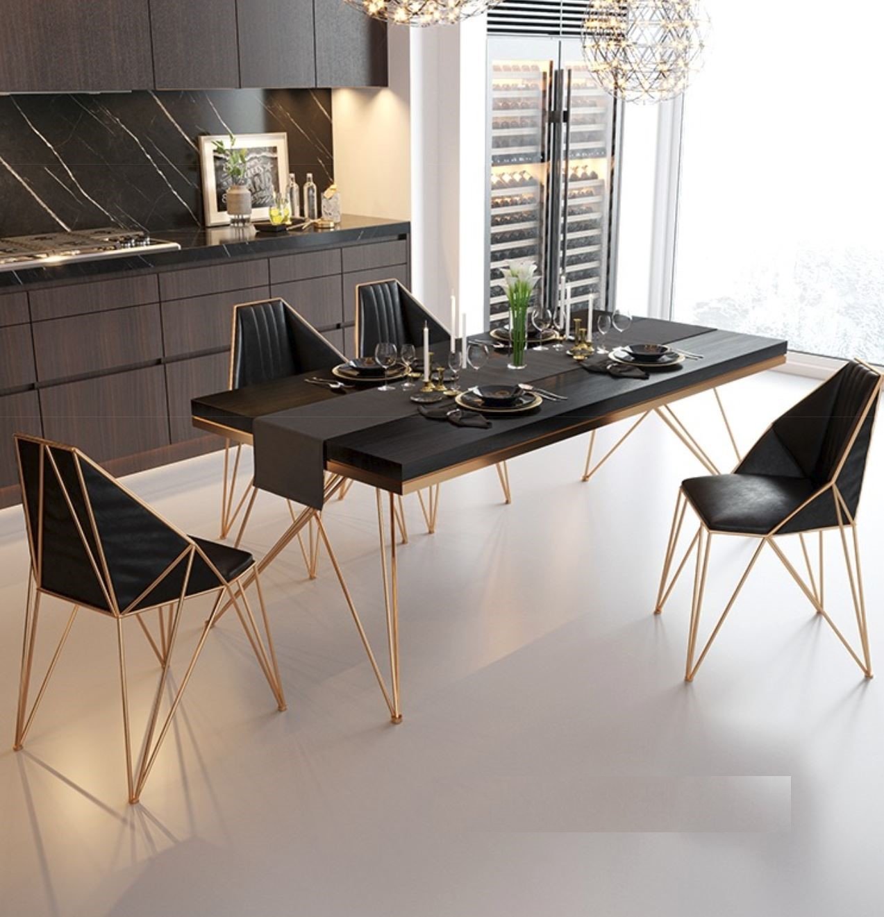 MIA Modern Sleek Dining / Cafe Chairs