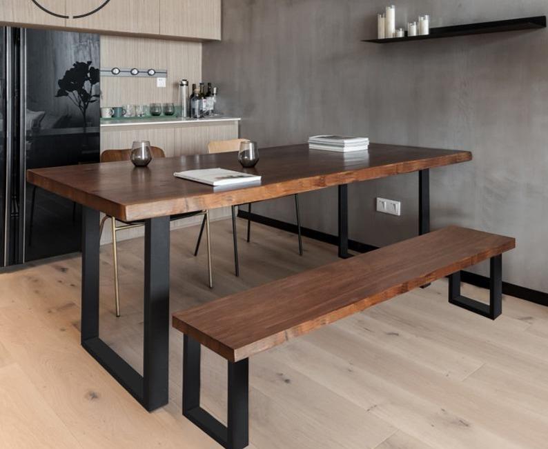WAREHOUSE SALE ALAN Nordic Designer Solid Wood Dining Table Scandinavian ( Discount Price $550 to $949 )
