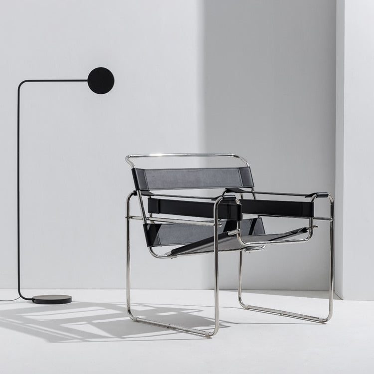 CORINNE Faux Leather Armchair Lounge Chair