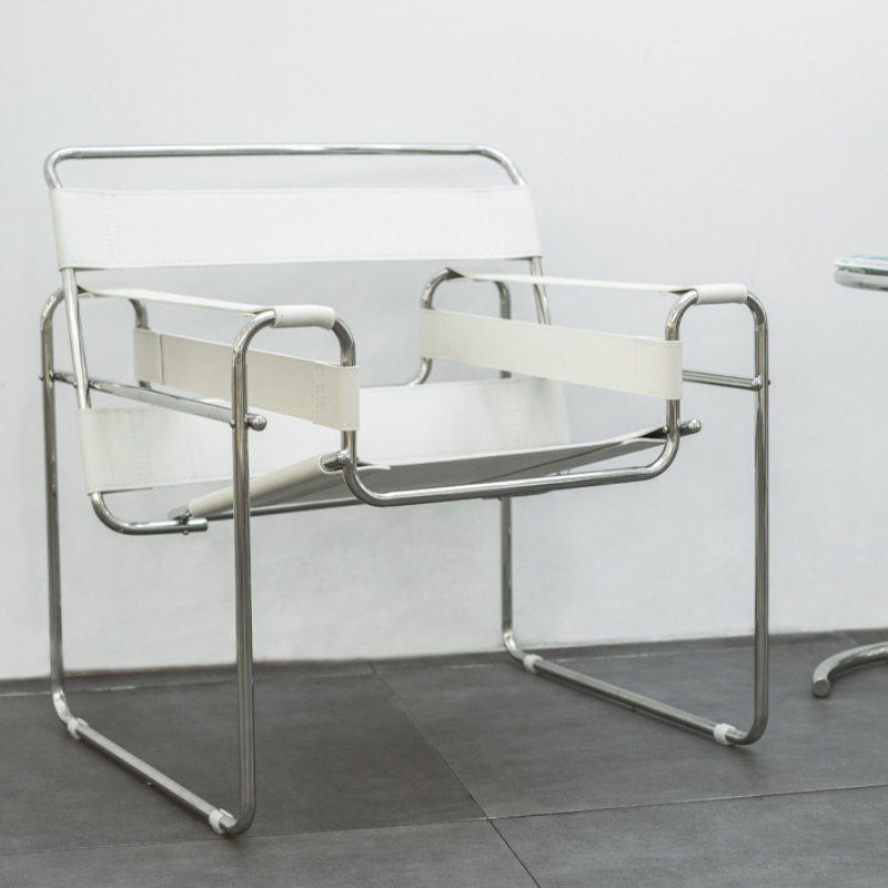 CORINNE Faux Leather Armchair Lounge Chair