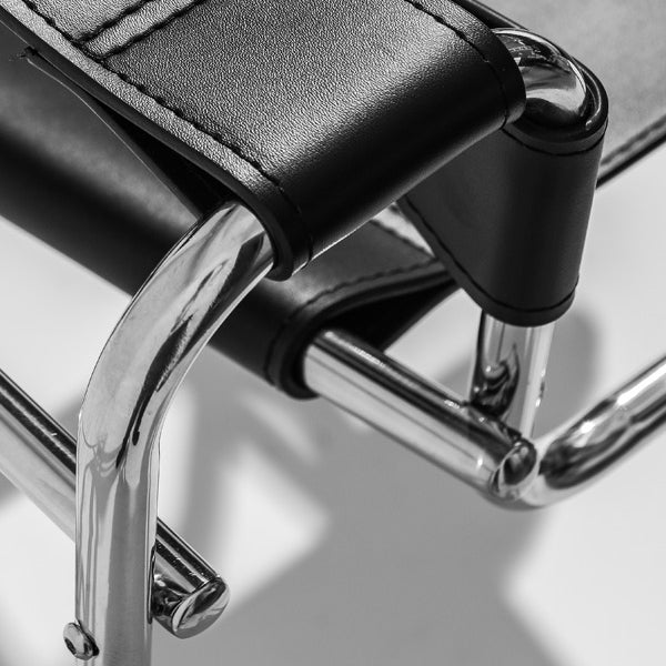 CORINNE Faux Leather Armchair Lounge Chair