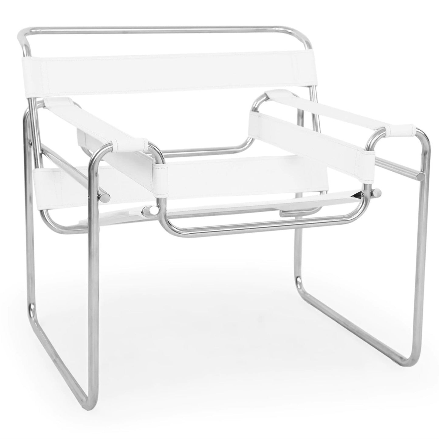 CORINNE Faux Leather Armchair Lounge Chair