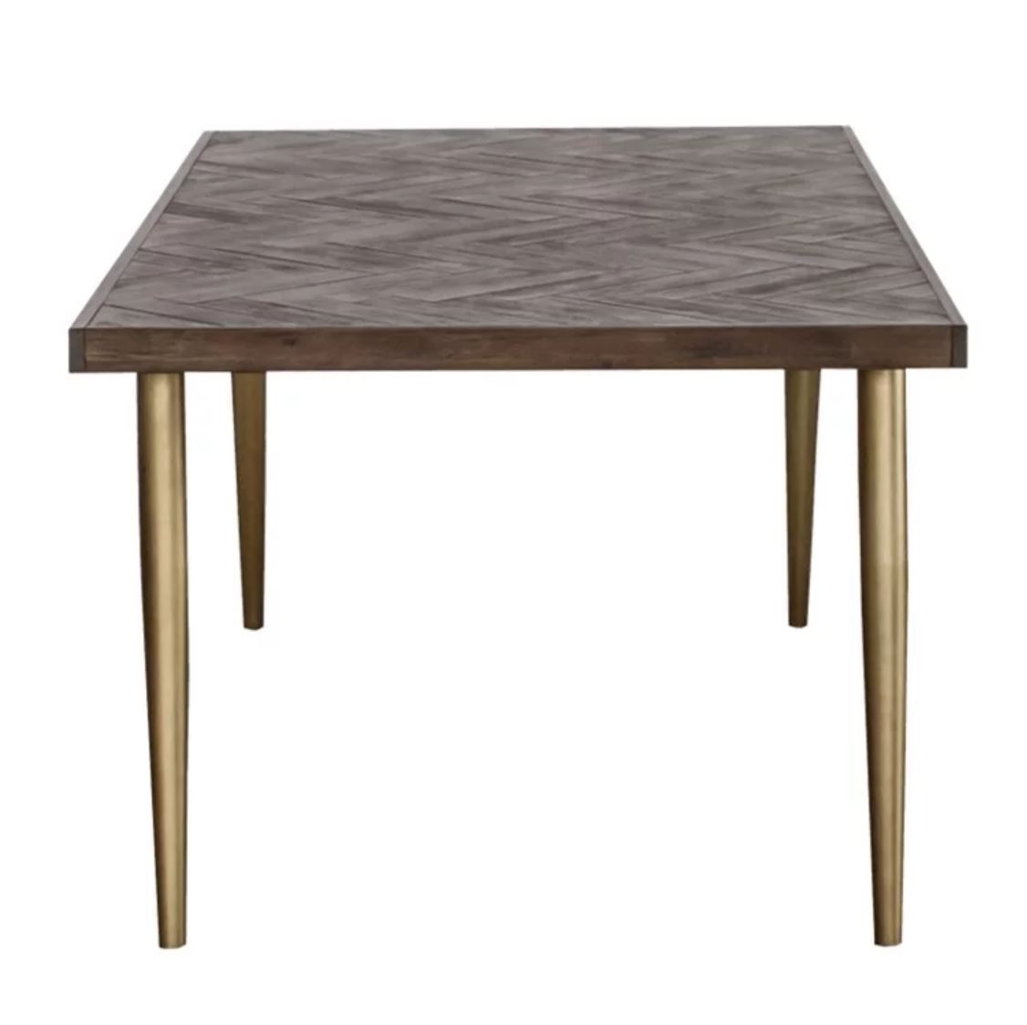 EMILIA Herringbone Acacia Dining Table