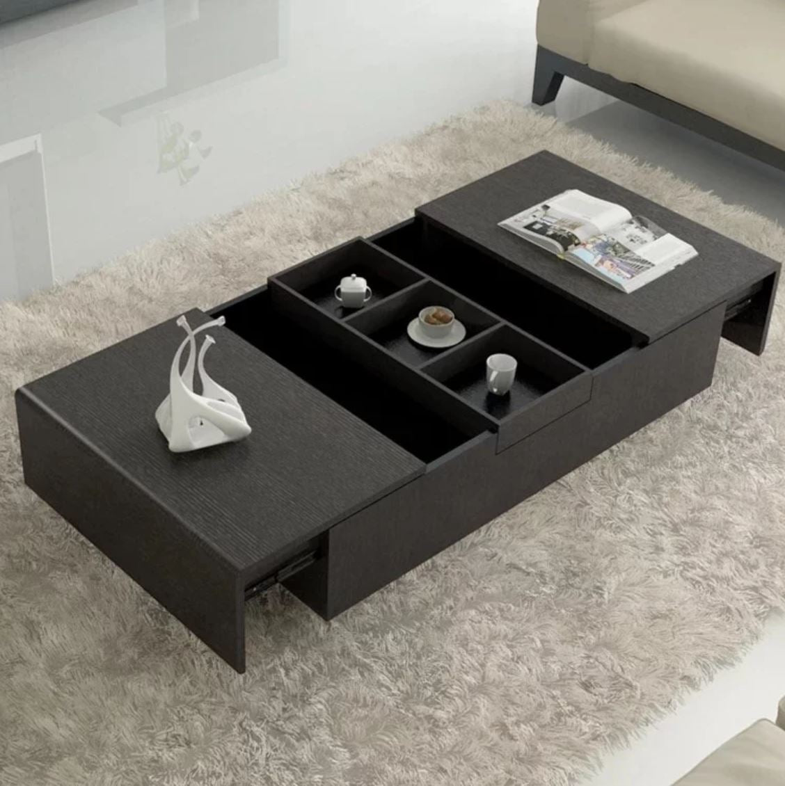 LAILA Noir Modern Coffee Table