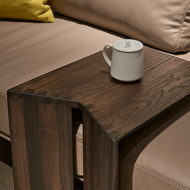 PAISLEE Ash Wood End Table Set