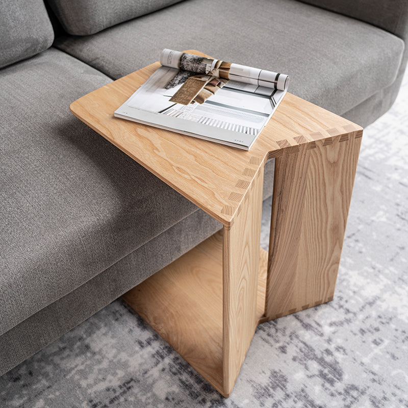 PAISLEE Ash Wood End Table Set