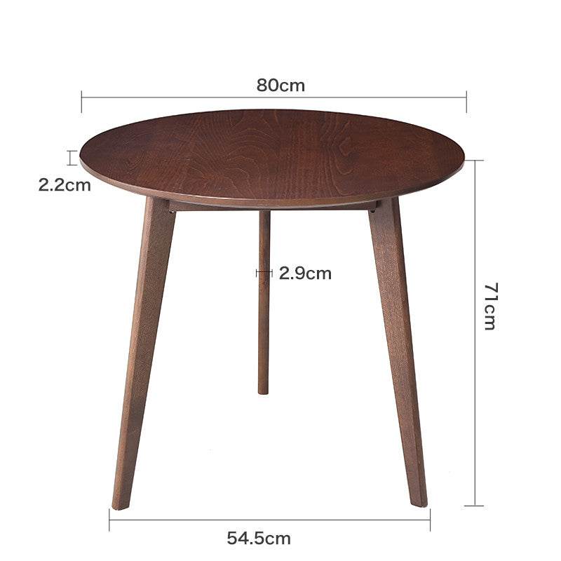 IVANNA Round Dining Table Solid Wood