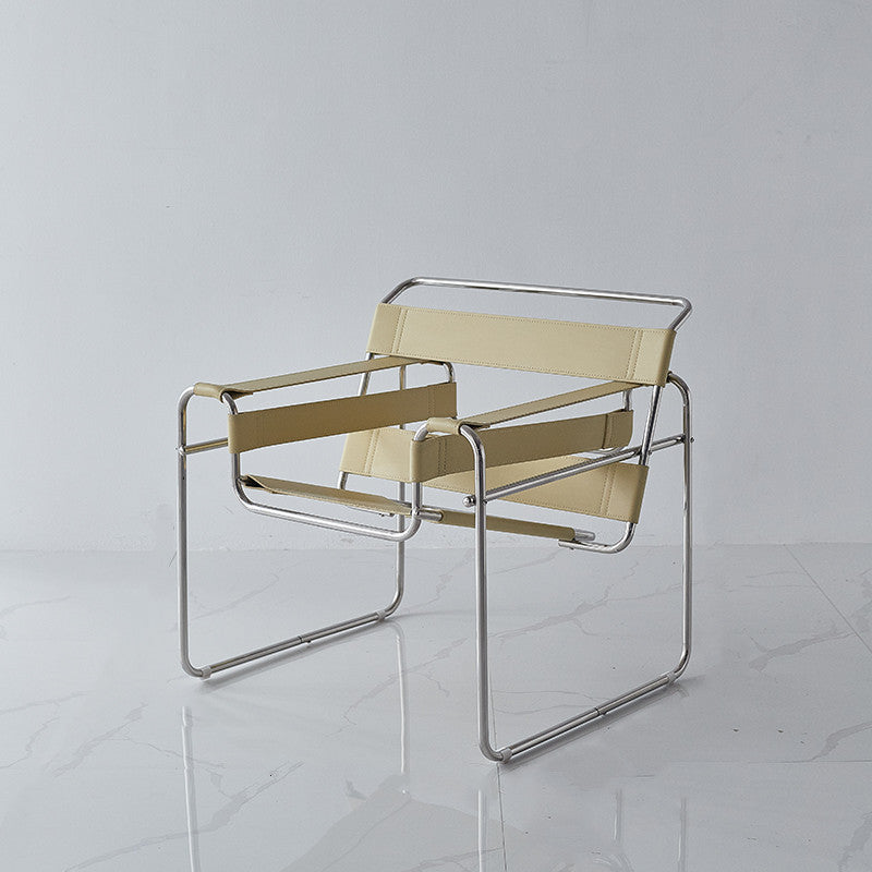 CORINNE Faux Leather Armchair Lounge Chair