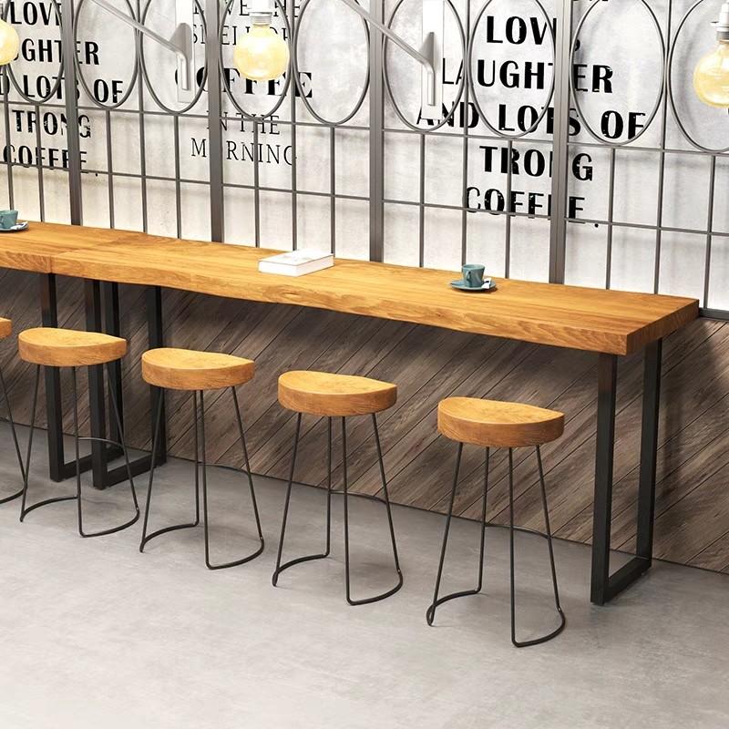 ISABELLA Rustic Industrial Wooden Bar Table or Stool