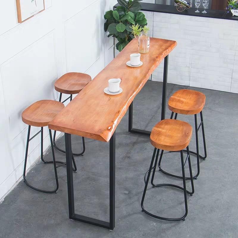 ISABELLA Rustic Industrial Wooden Bar Table or Stool