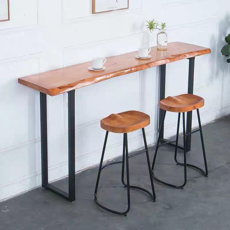 ISABELLA Rustic Industrial Wooden Bar Table or Stool