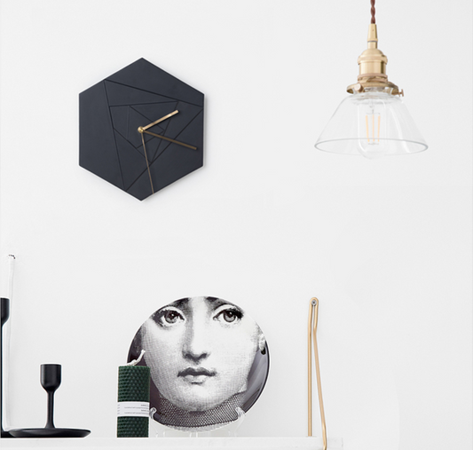 ALBAN Geometric Colour Style Pop Wall Clock