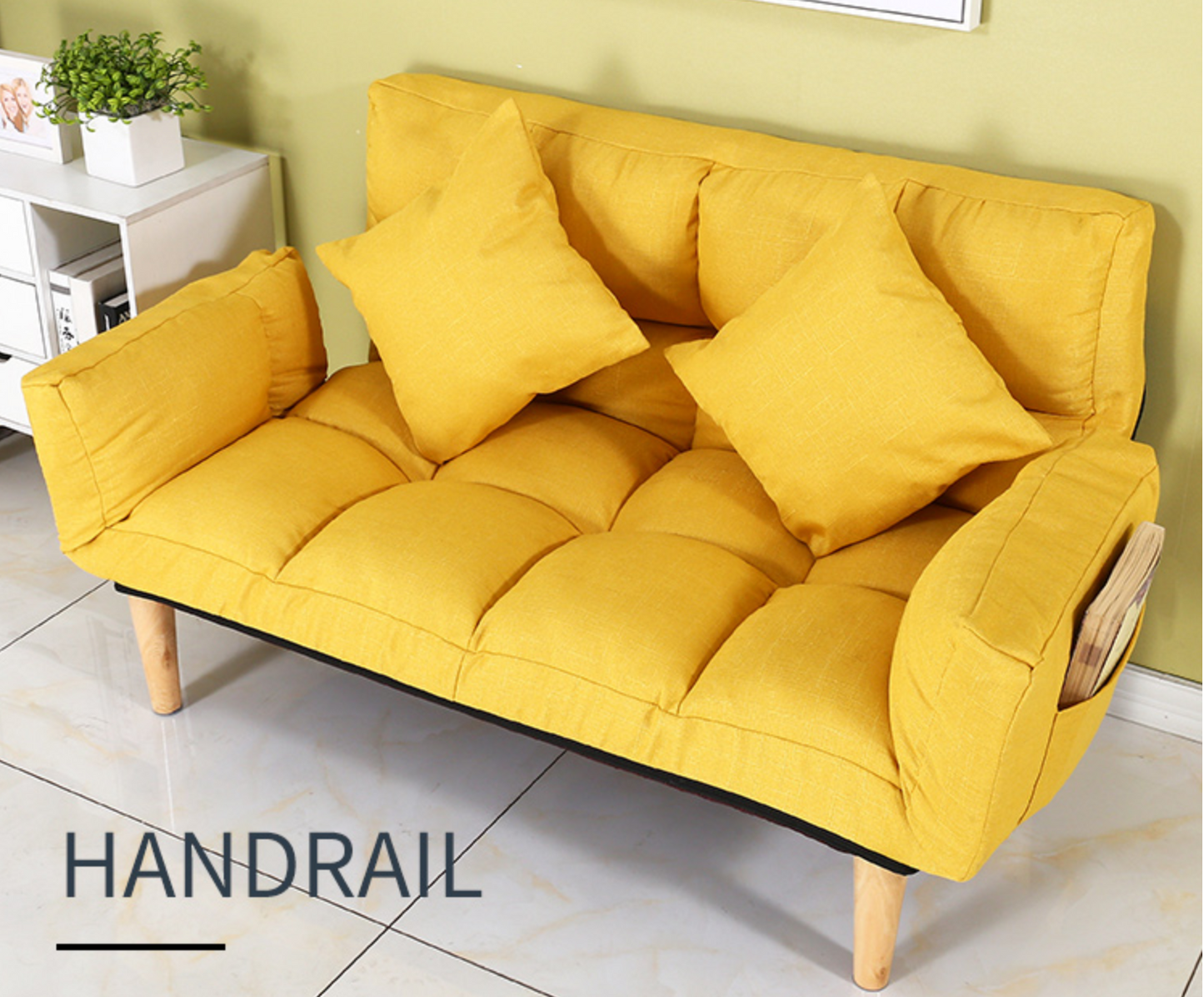 KRISTOFFER Plush Colour Pop Sofa Bed