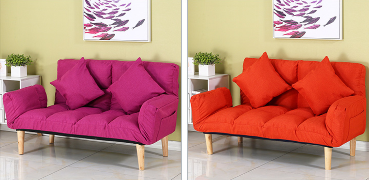 KRISTOFFER Plush Colour Pop Sofa Bed
