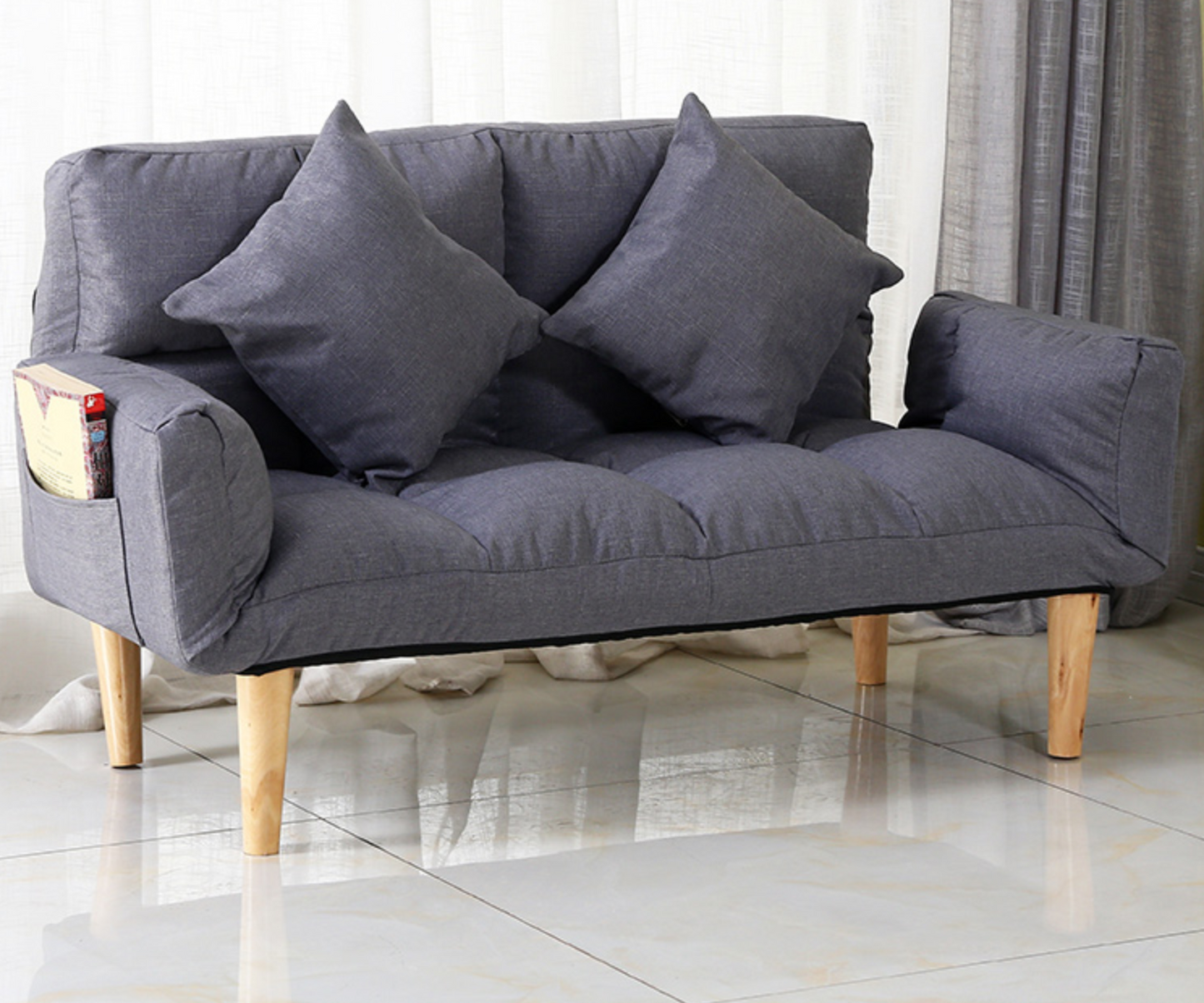 KRISTOFFER Plush Colour Pop Sofa Bed