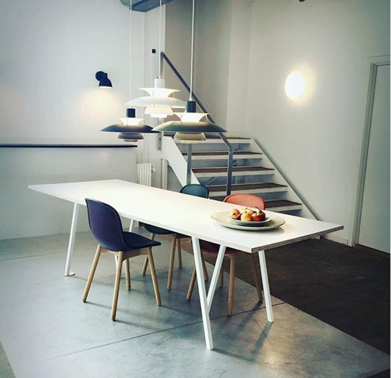 ZOEY Minimalist Ultra Slim Wooden Dining Office Table