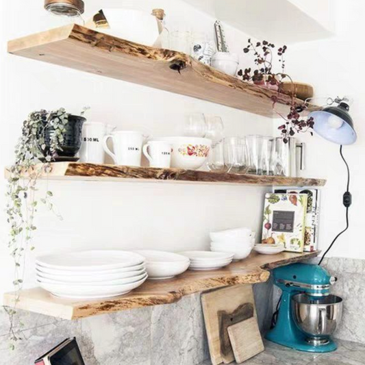 KENNEDY Solid Wood Floating Shelf