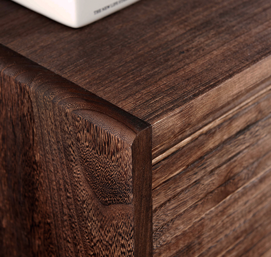 MIRACLE Solid Wood TV Stand Console Cabinet