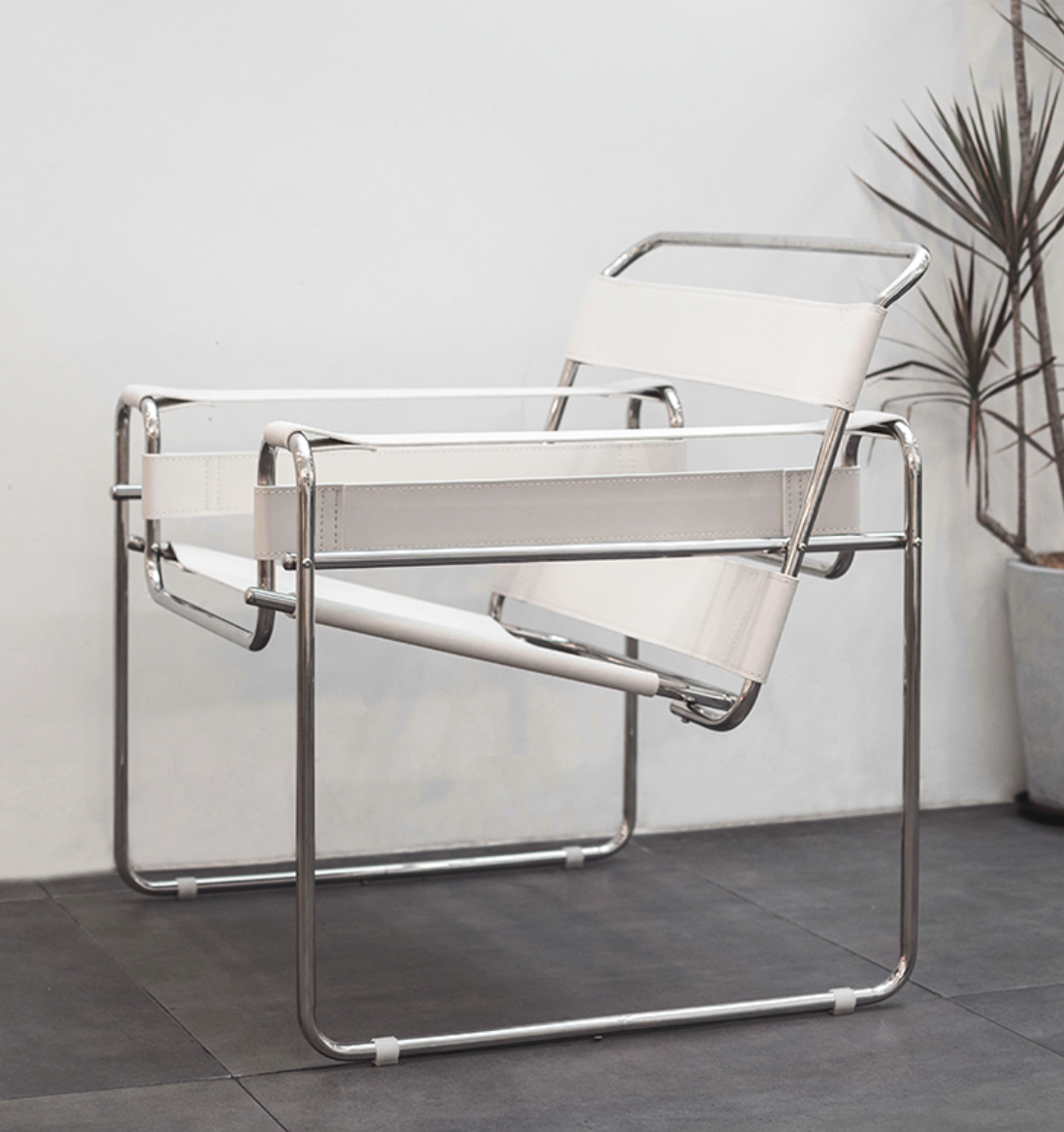 CORINNE Faux Leather Armchair Lounge Chair