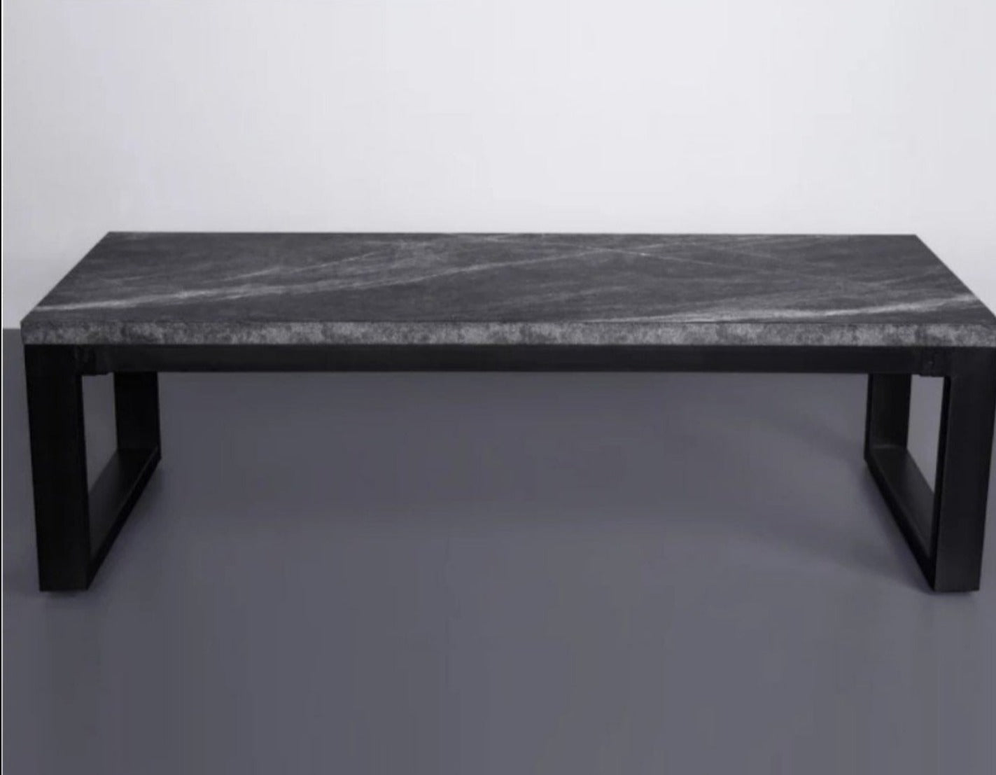 ASPEN Black Mica Rock Coffee Table Center