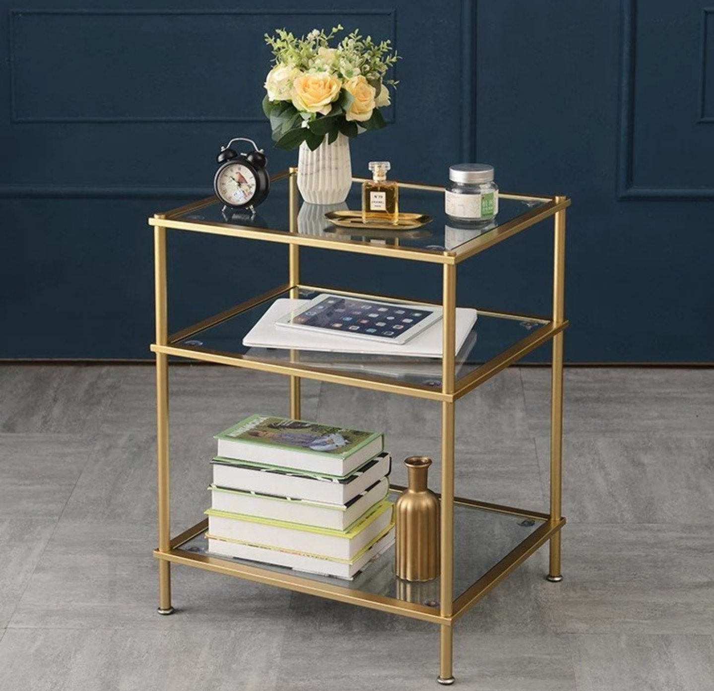 ARYA Classic Tempered Glass Side Table