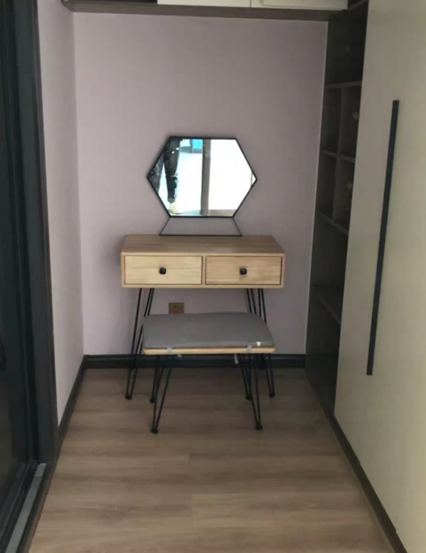 MARLEY Vintage Solid Wood Vanity Table Set