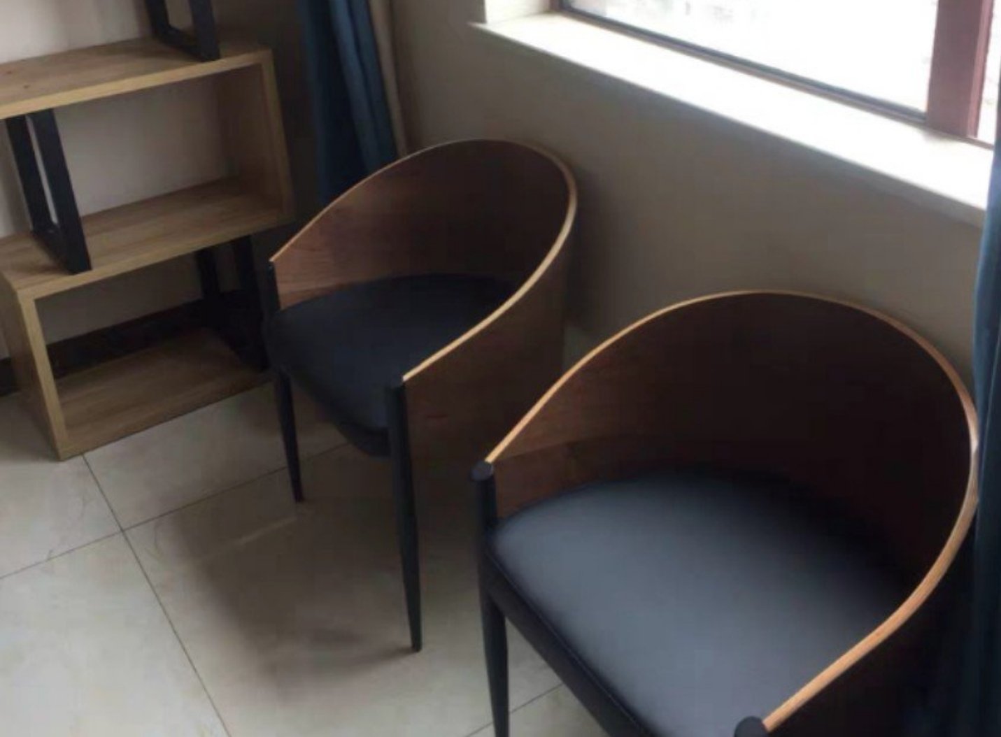 EMERSYN Postmodern Walnut Dining Chair