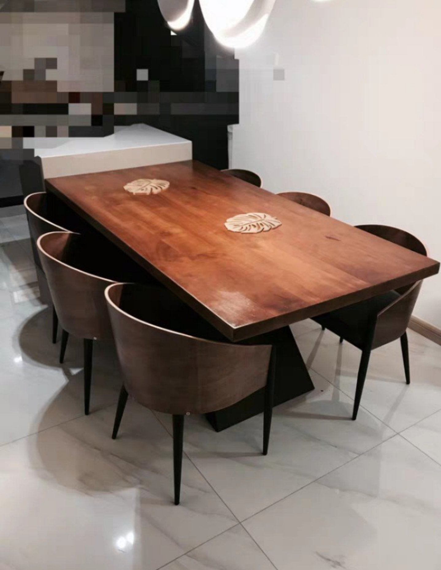 EMERSYN Postmodern Walnut Dining Chair