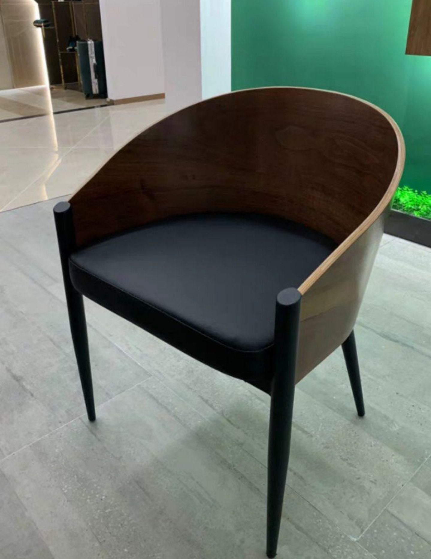 EMERSYN Postmodern Walnut Dining Chair