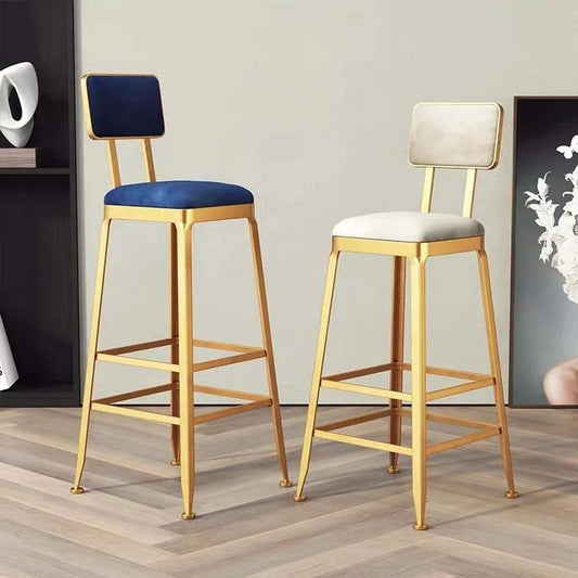LYDIA Modern Velvet Bar Stool