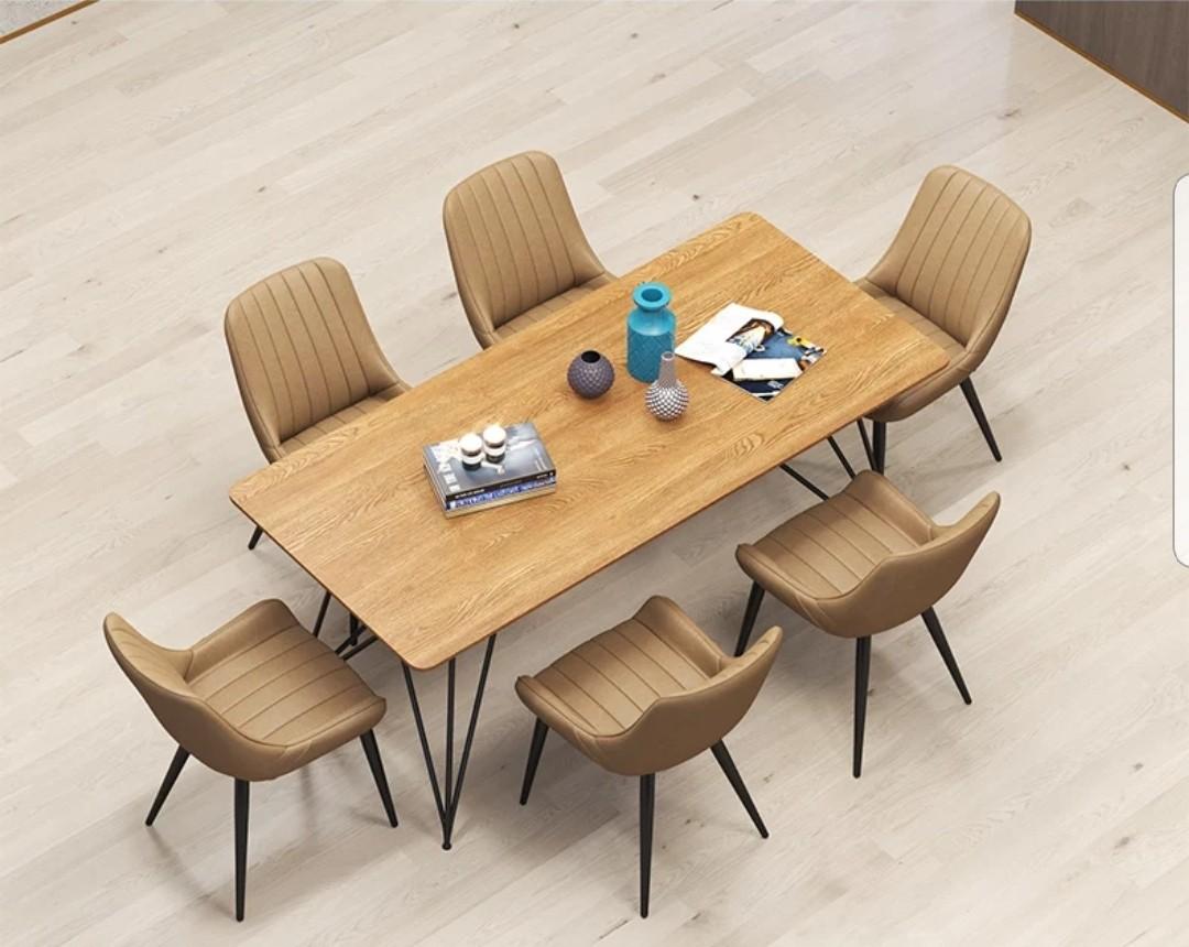 LENA Nordic Designer Faux Leather Office Dining Chair