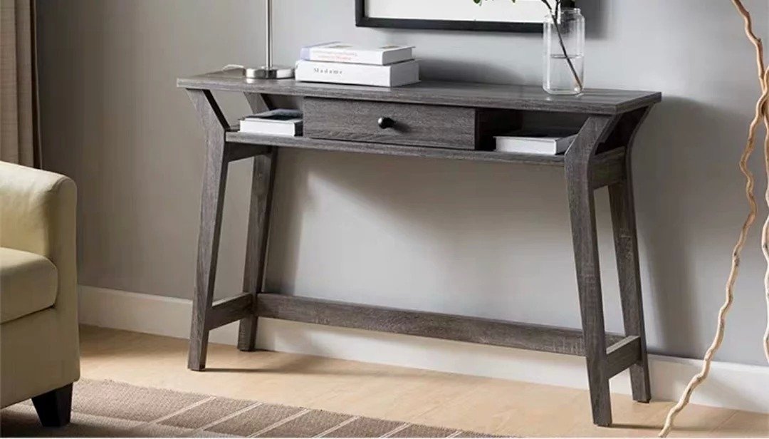 Andrea Ash Grey Wooden Hallway Console